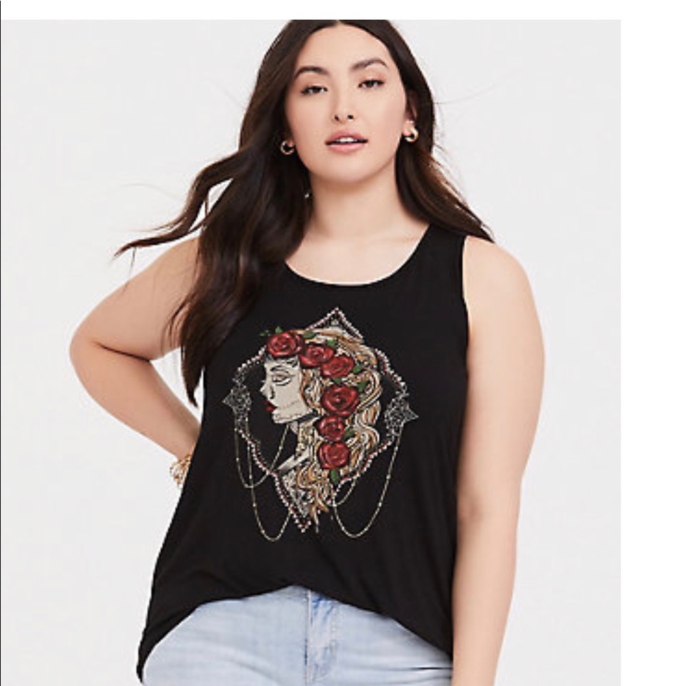 Tórrids Lady día de los muertos tank